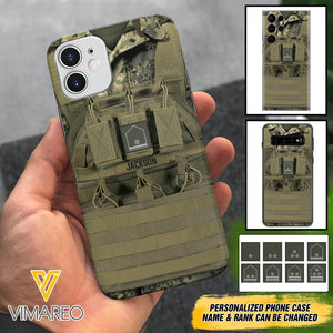 Personalized Austrian Soldier Phone Case Printed 22APR-DT05