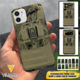 Personalized German Soldier Phone Case Printed 22APR-DT05