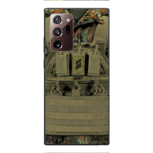 Personalized German Soldier Phone Case Printed 22APR-DT05