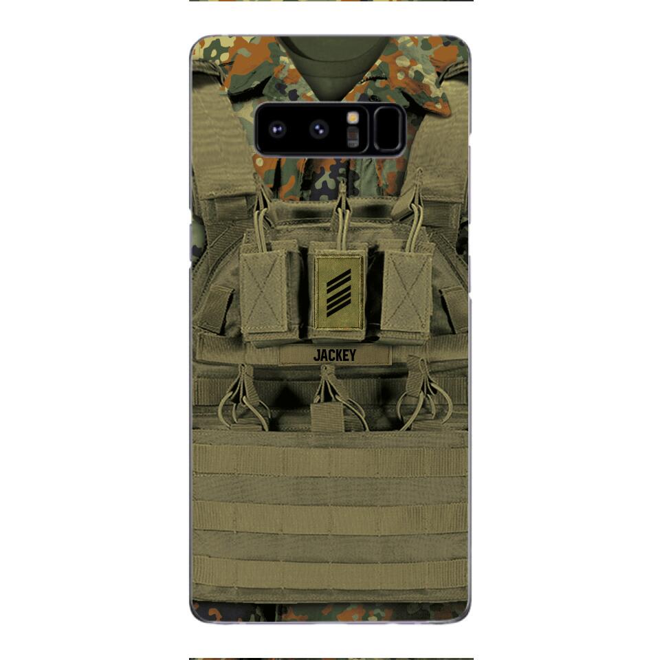 Personalized German Soldier Phone Case Printed 22APR-DT05