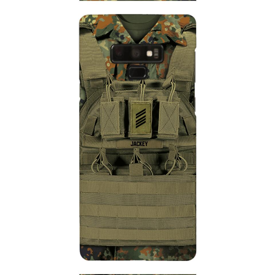 Personalized German Soldier Phone Case Printed 22APR-DT05