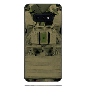 Personalized Swedish Soldier Phone Case Printed 22APR-DT05