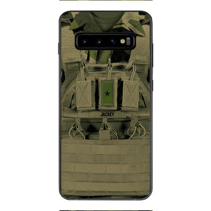 Personalized Swedish Soldier Phone Case Printed 22APR-DT05