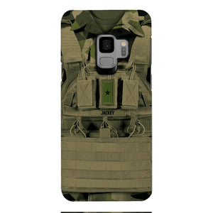 Personalized Swedish Soldier Phone Case Printed 22APR-DT05