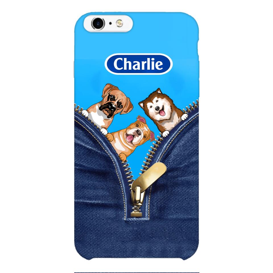 Personalized Dog Lover Phone Case Printed 22APR-HC05