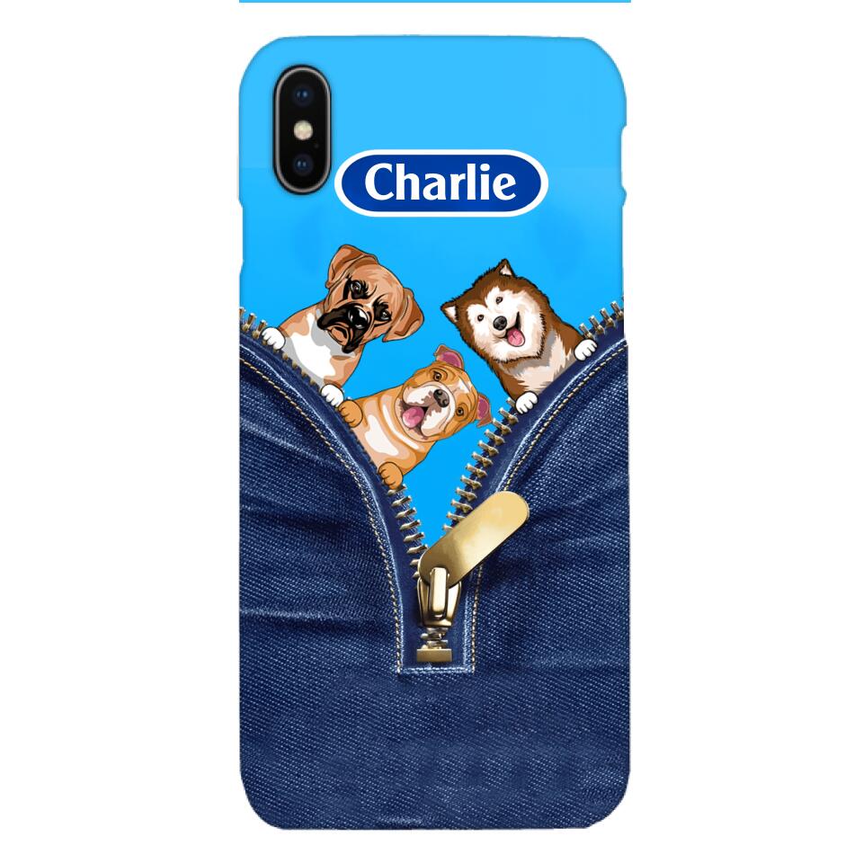 Personalized Dog Lover Phone Case Printed 22APR-HC05