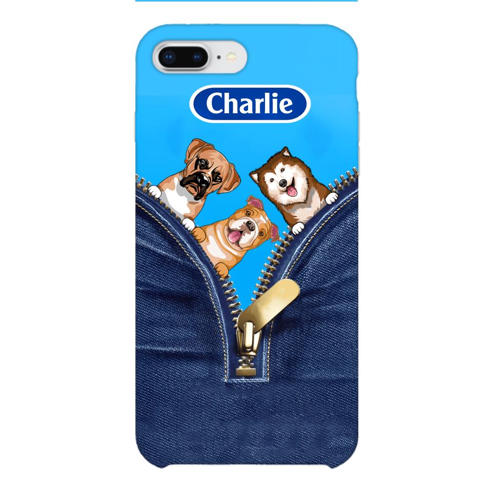 Personalized Dog Lover Phone Case Printed 22APR-HC05