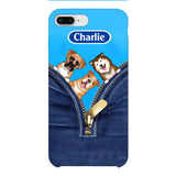 Personalized Dog Lover Phone Case Printed 22APR-HC05
