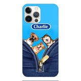 Personalized Dog Lover Phone Case Printed 22APR-HC05