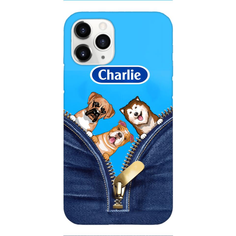 Personalized Dog Lover Phone Case Printed 22APR-HC05