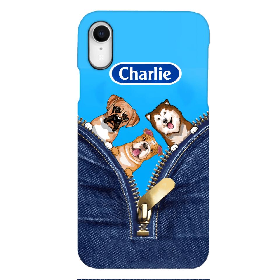 Personalized Dog Lover Phone Case Printed 22APR-HC05