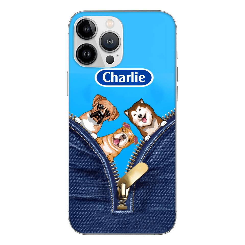 Personalized Dog Lover Phone Case Printed 22APR-HC05