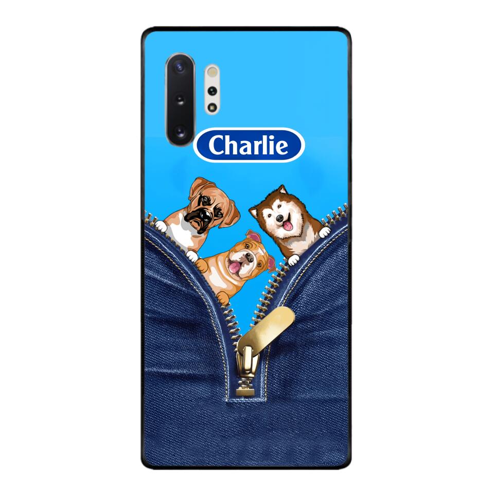 Personalized Dog Lover Phone Case Printed 22APR-HC05