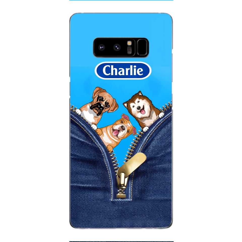 Personalized Dog Lover Phone Case Printed 22APR-HC05
