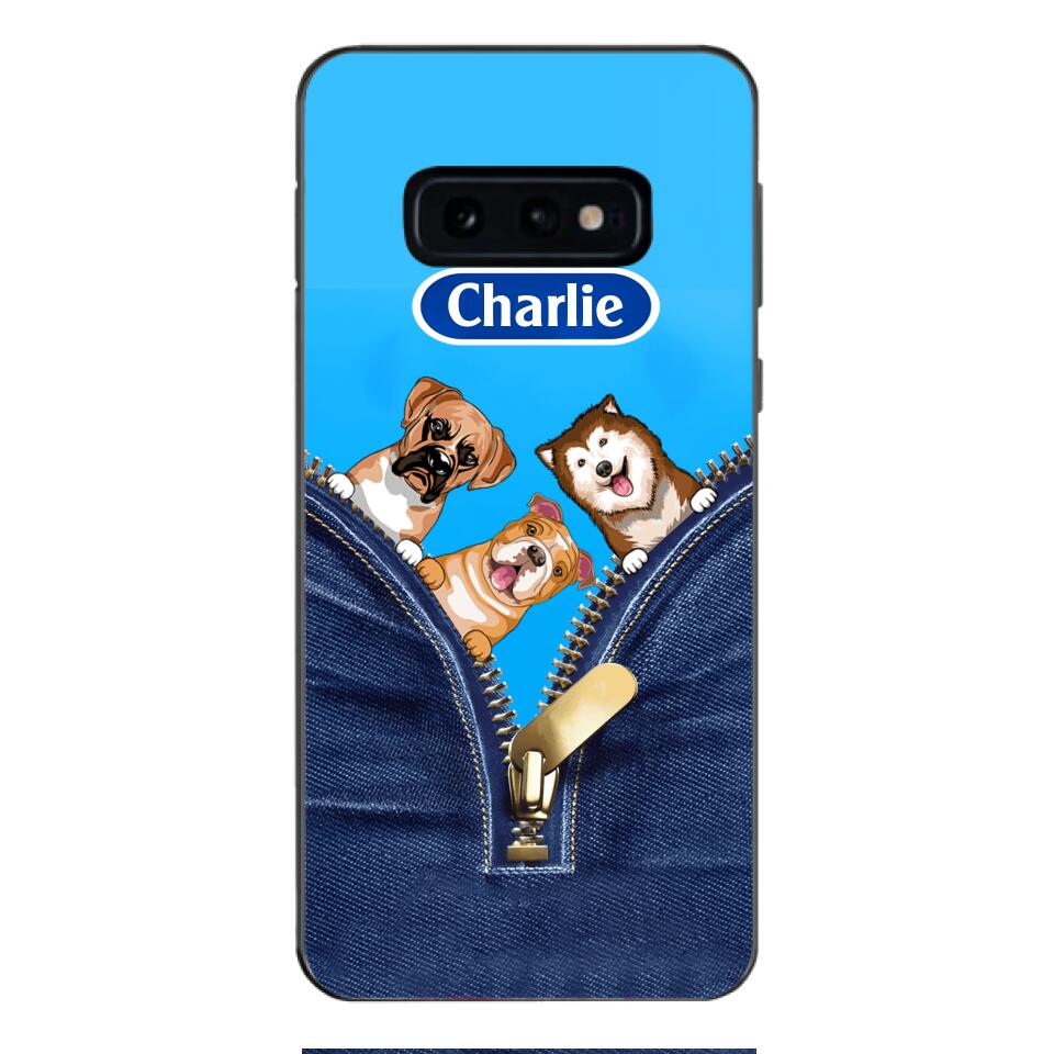 Personalized Dog Lover Phone Case Printed 22APR-HC05