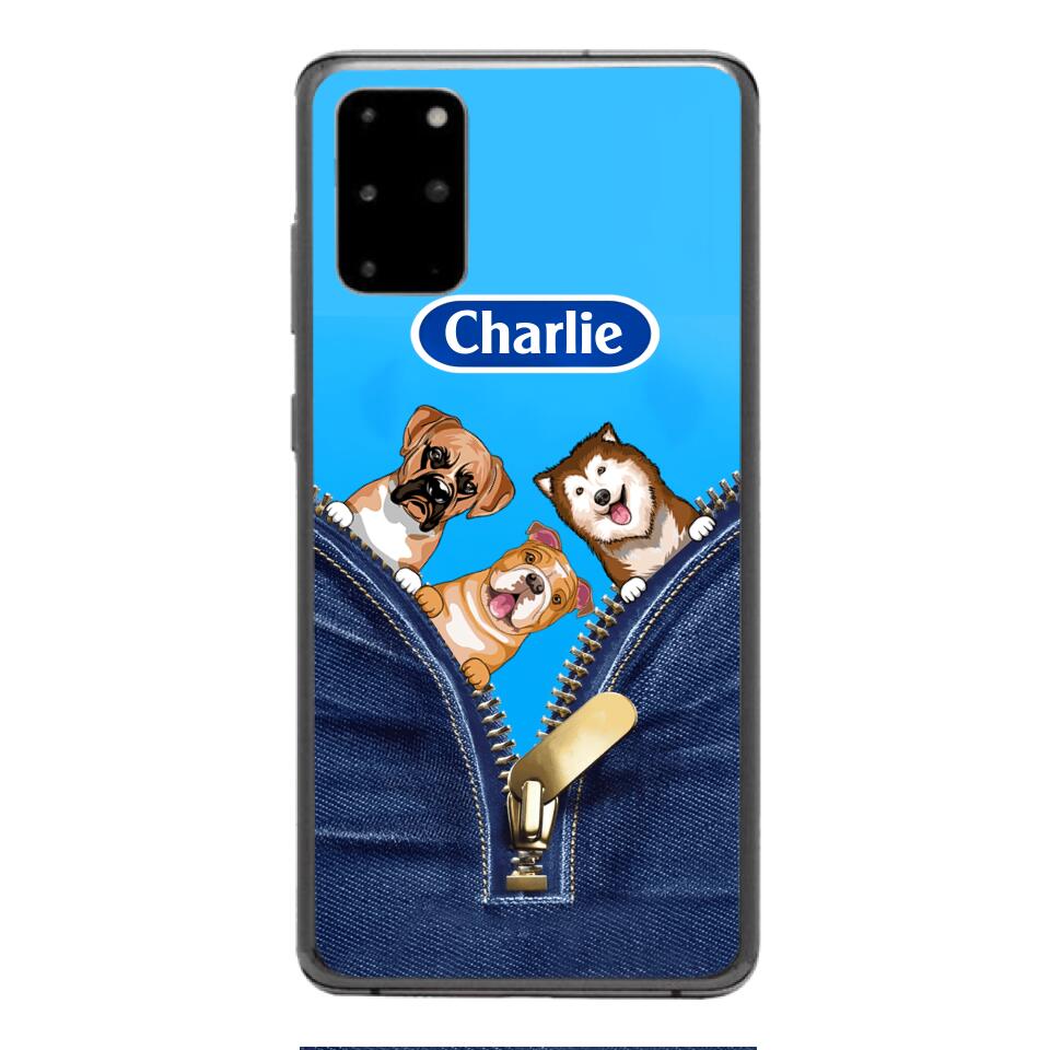 Personalized Dog Lover Phone Case Printed 22APR-HC05