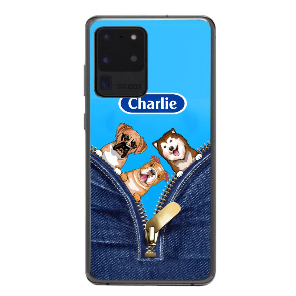Personalized Dog Lover Phone Case Printed 22APR-HC05