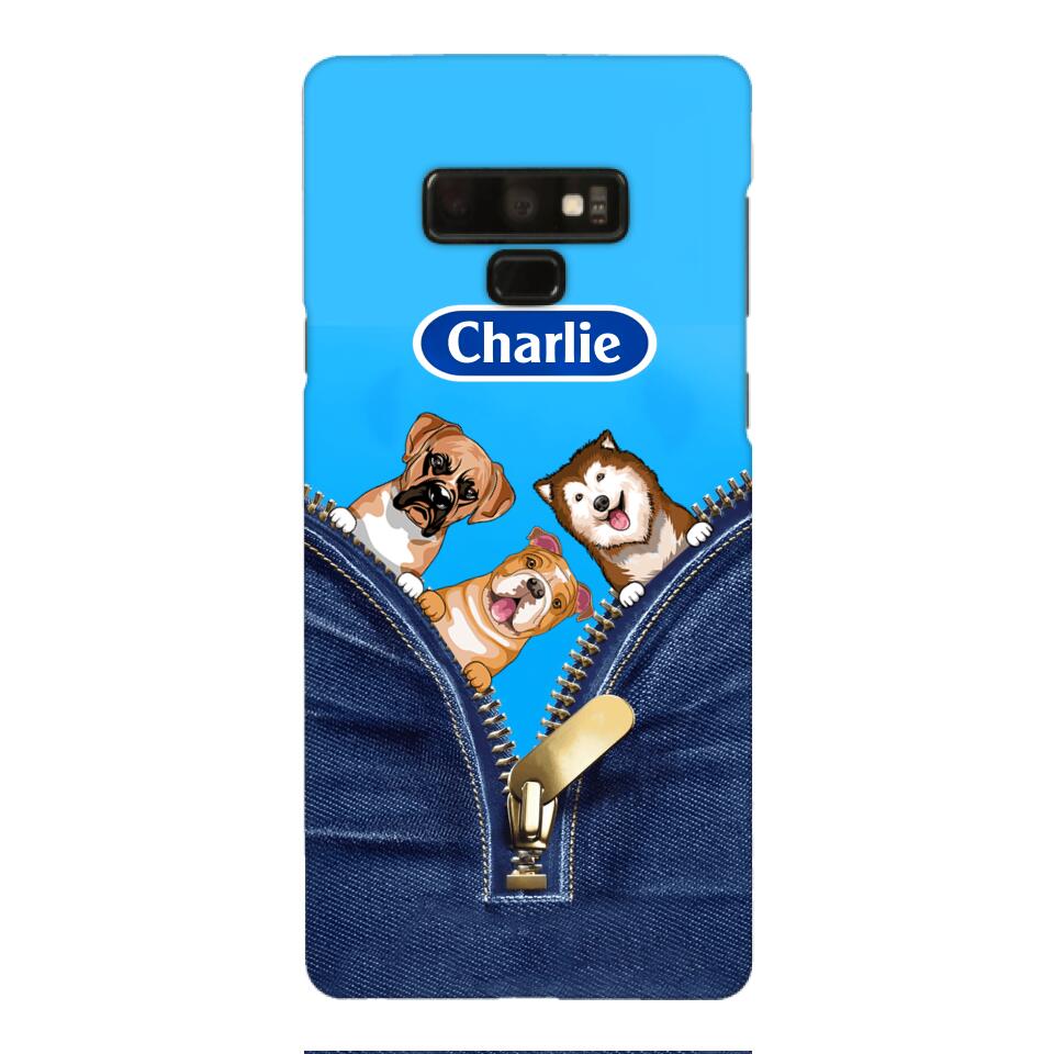 Personalized Dog Lover Phone Case Printed 22APR-HC05