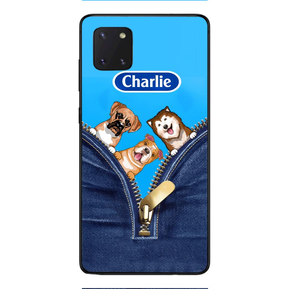 Personalized Dog Lover Phone Case Printed 22APR-HC05