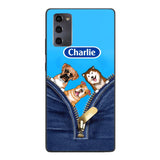 Personalized Dog Lover Phone Case Printed 22APR-HC05