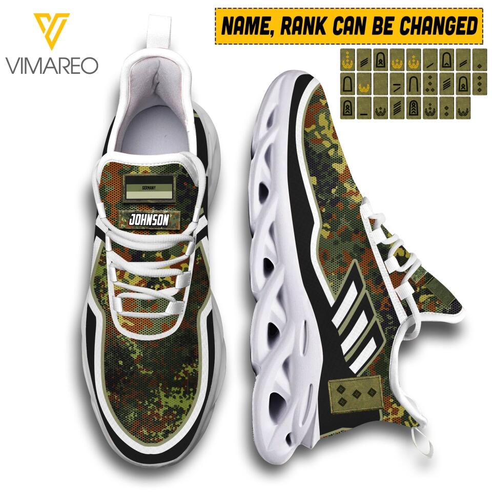 DH Personalized German Soldier Max Soul Shoes Printed HQ5422