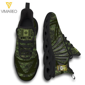 DH Personalized Canadian Soldier Max Soul Shoes Printed QH6422
