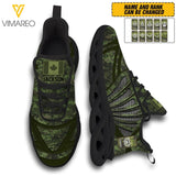 DH Personalized Canadian Soldier Max Soul Shoes Printed QH6422