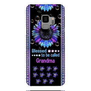 Personalized Grandma Kid Turtle Phone Case Printed V3Q 0604