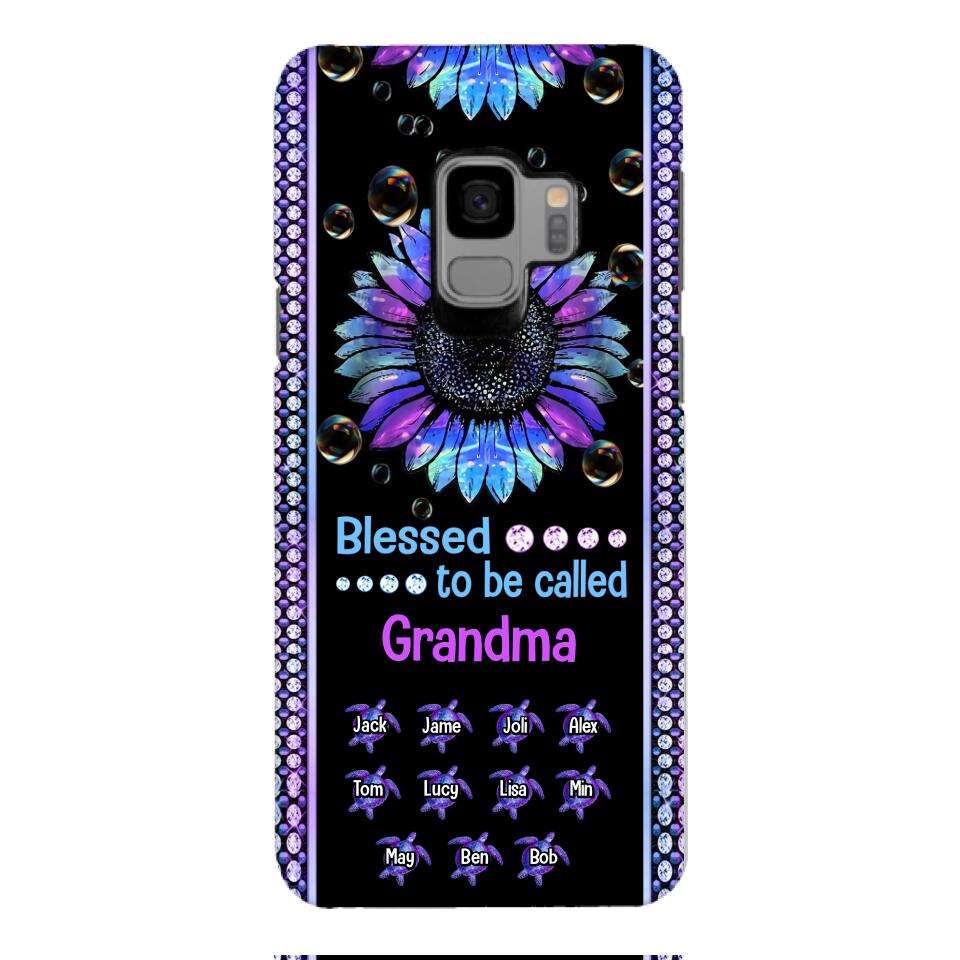 Personalized Grandma Kid Turtle Phone Case Printed V3Q 0604