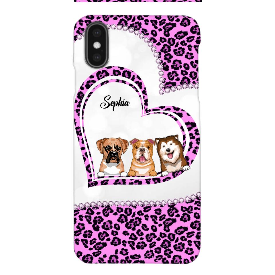 Personalized Dog Lover Phone Case Printed 22APR-DT07