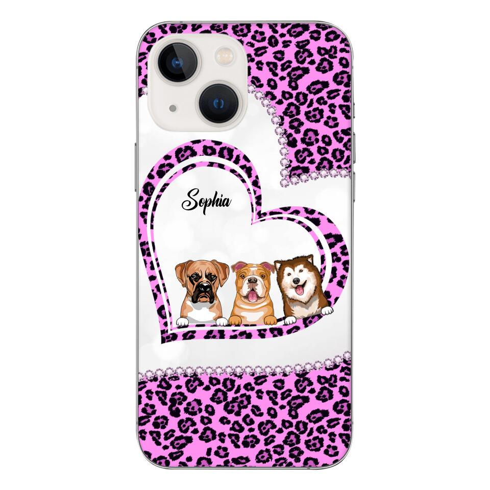 Personalized Dog Lover Phone Case Printed 22APR-DT07