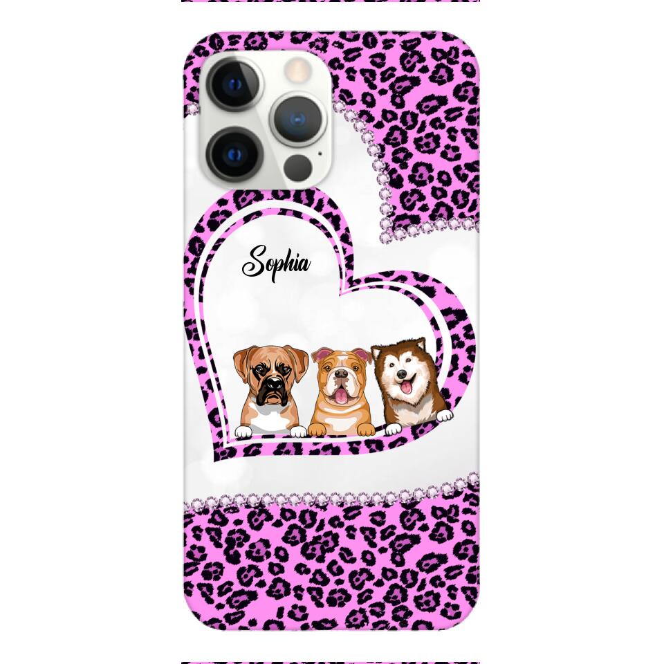 Personalized Dog Lover Phone Case Printed 22APR-DT07