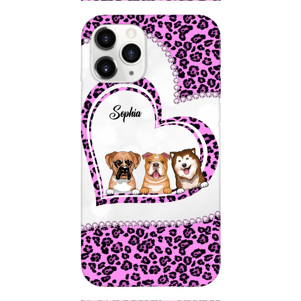 Personalized Dog Lover Phone Case Printed 22APR-DT07