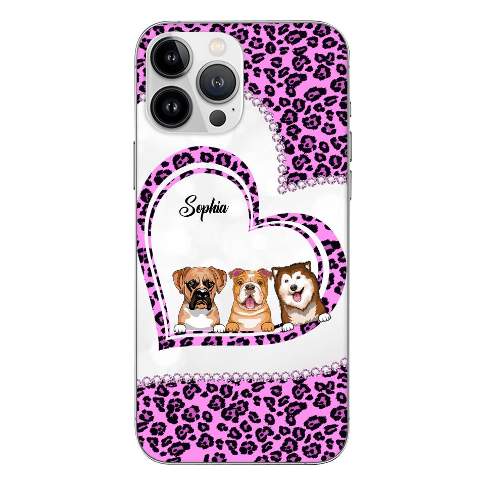 Personalized Dog Lover Phone Case Printed 22APR-DT07