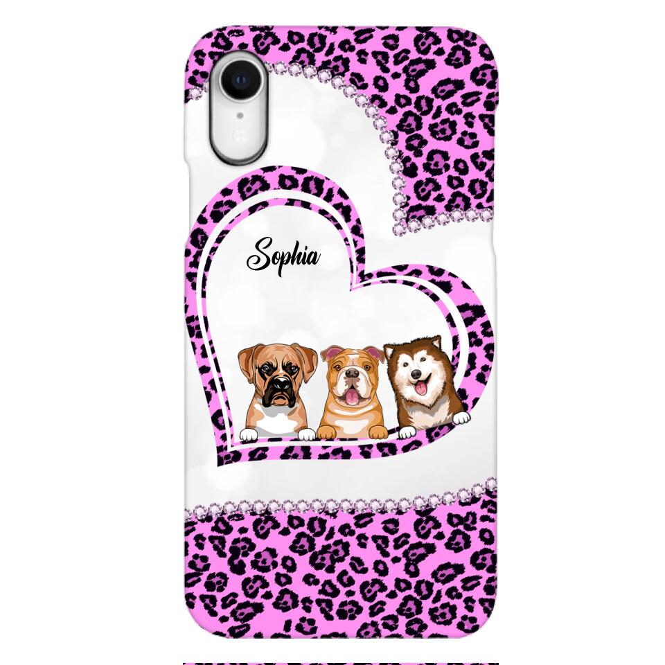 Personalized Dog Lover Phone Case Printed 22APR-DT07