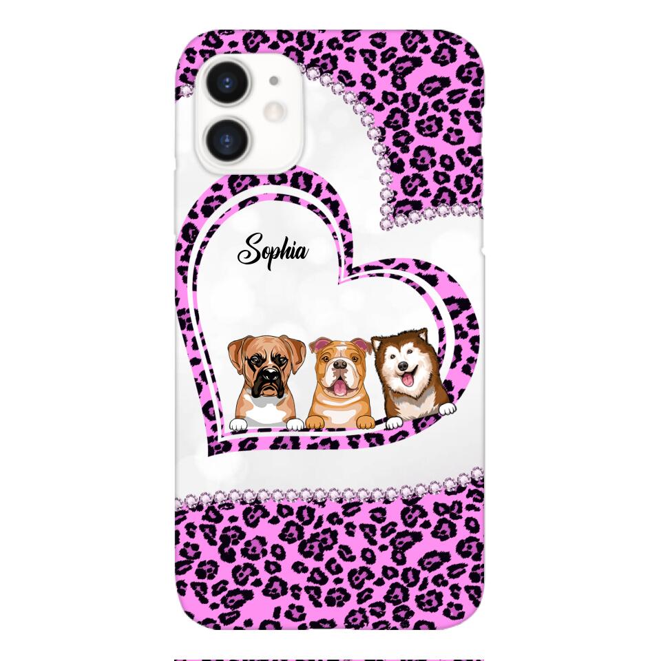 Personalized Dog Lover Phone Case Printed 22APR-DT07