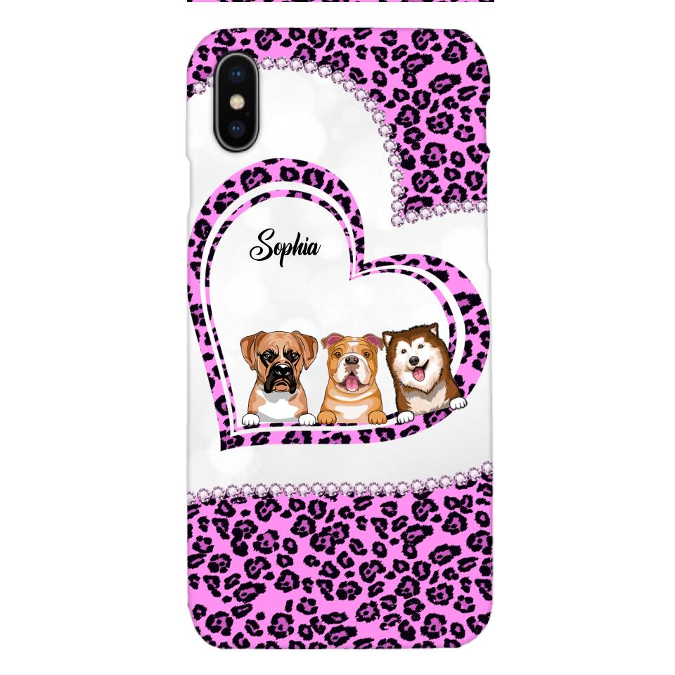 Personalized Dog Lover Phone Case Printed 22APR-DT07
