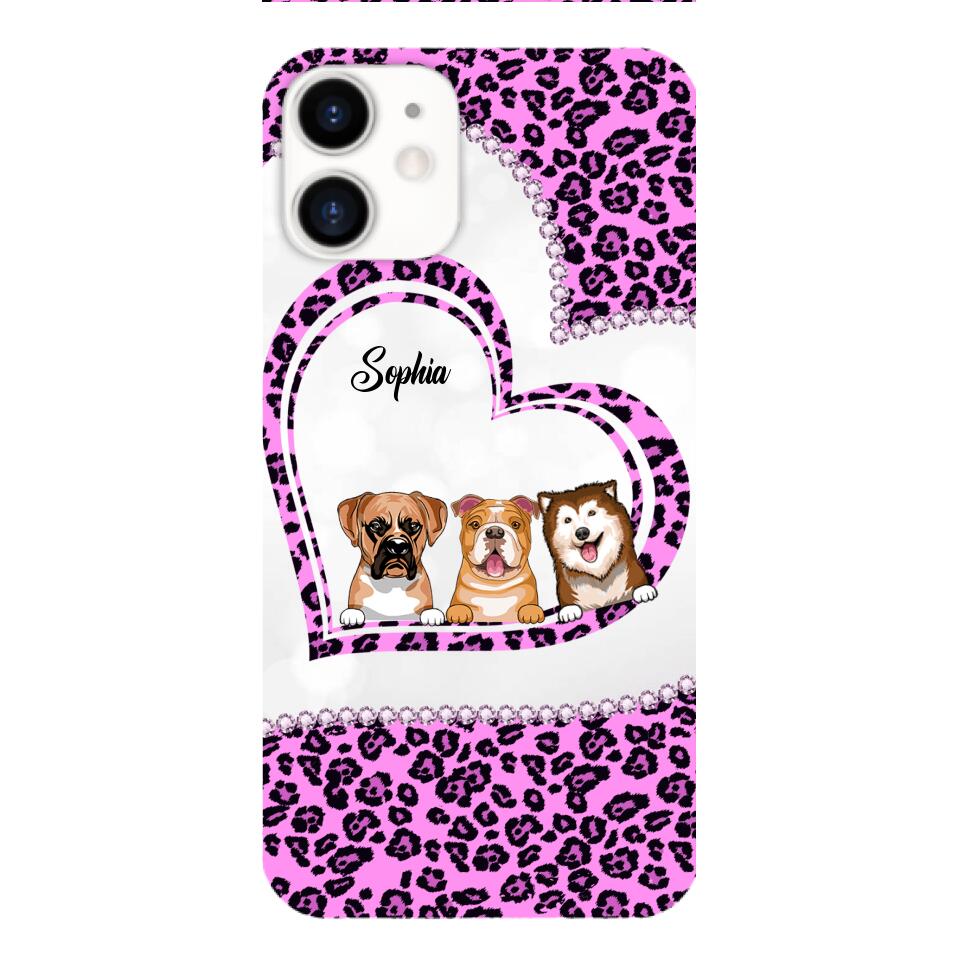Personalized Dog Lover Phone Case Printed 22APR-DT07