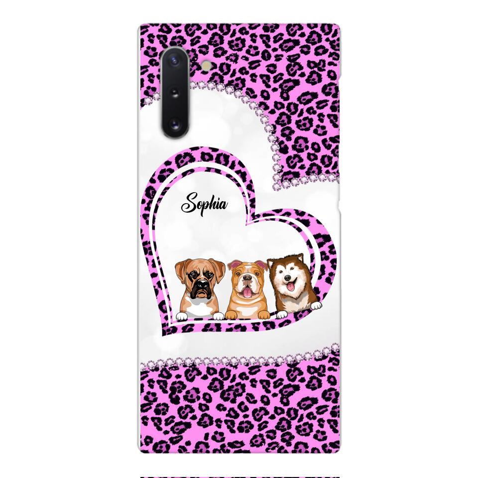Personalized Dog Lover Phone Case Printed 22APR-DT07