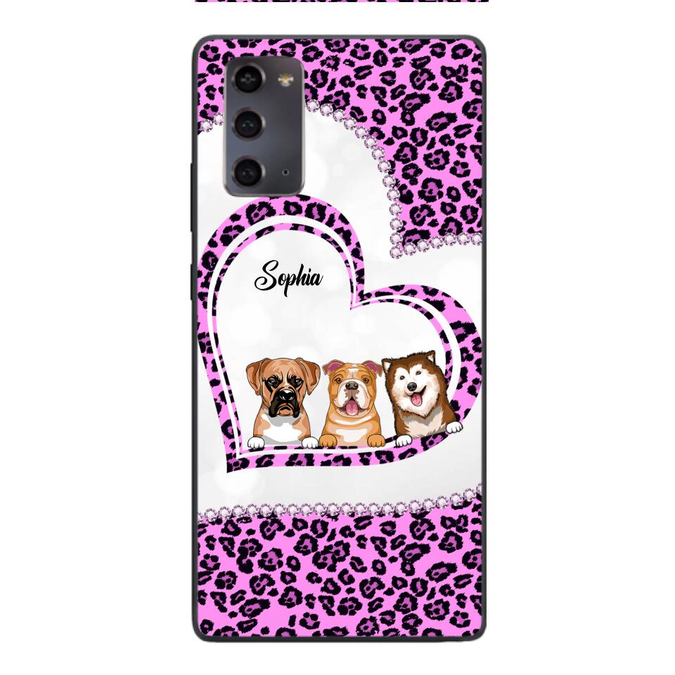 Personalized Dog Lover Phone Case Printed 22APR-DT07