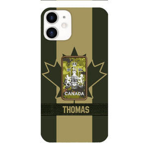 DH Personalized Canadian Soldier Phone Case Printed DT064