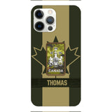 DH Personalized Canadian Soldier Phone Case Printed DT064