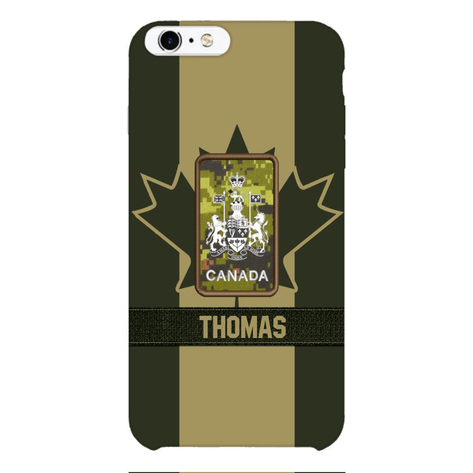 DH Personalized Canadian Soldier Phone Case Printed DT064