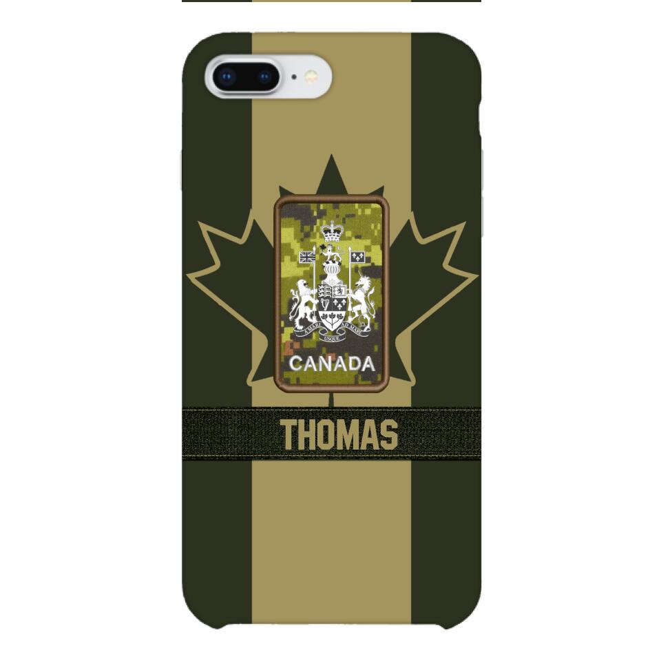 DH Personalized Canadian Soldier Phone Case Printed DT064