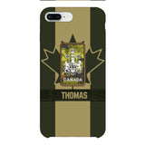 DH Personalized Canadian Soldier Phone Case Printed DT064