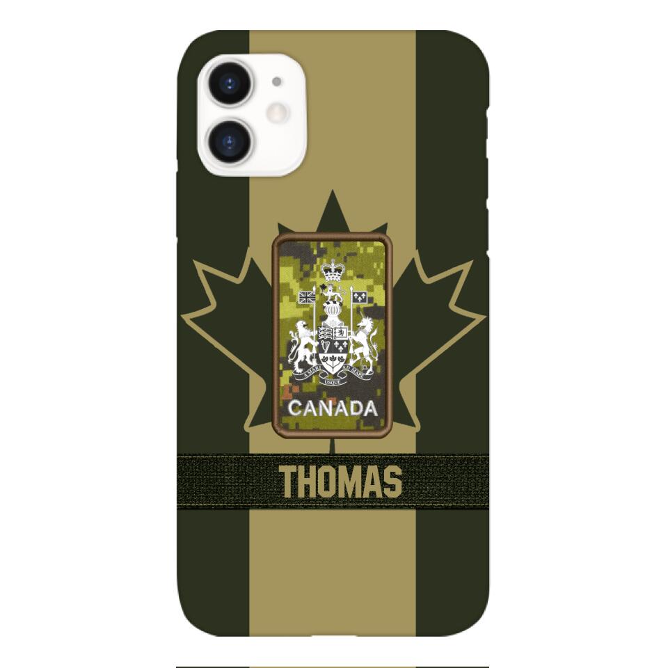 DH Personalized Canadian Soldier Phone Case Printed DT064
