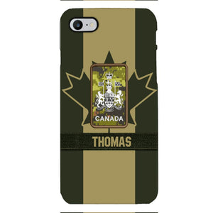 DH Personalized Canadian Soldier Phone Case Printed DT064