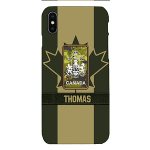 DH Personalized Canadian Soldier Phone Case Printed DT064