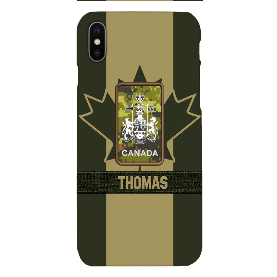 DH Personalized Canadian Soldier Phone Case Printed DT064