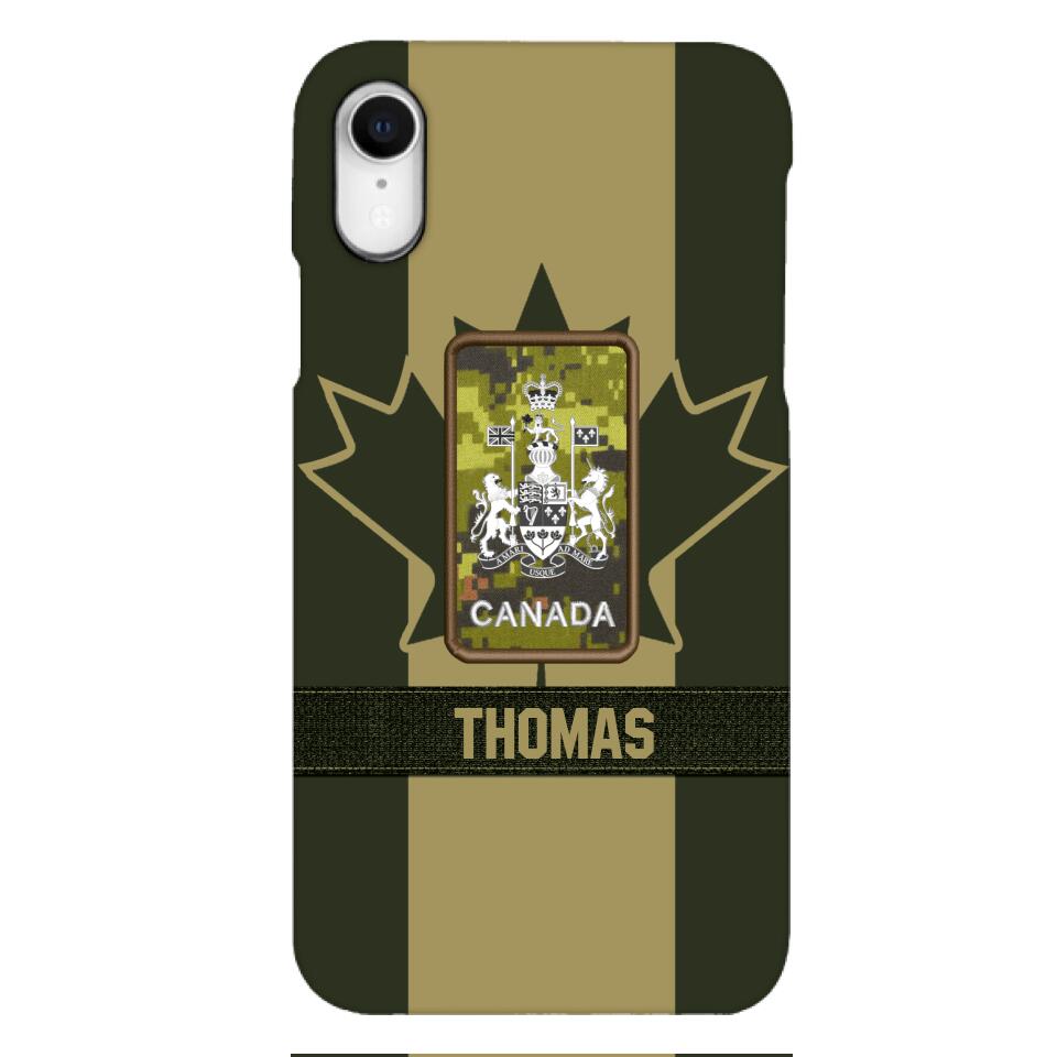 DH Personalized Canadian Soldier Phone Case Printed DT064